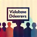 Group of people interacting on a video call icon